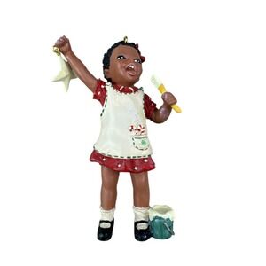 Hallmark 1996 Christy All Gods Children Ornament African American Handcrafted NE